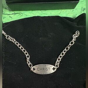 Michael Anthony “Christ” Silver-tone Bracelet NEW Never used